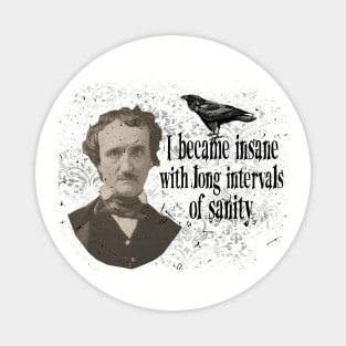 Edgar Allan Poe Vintage Magnet
